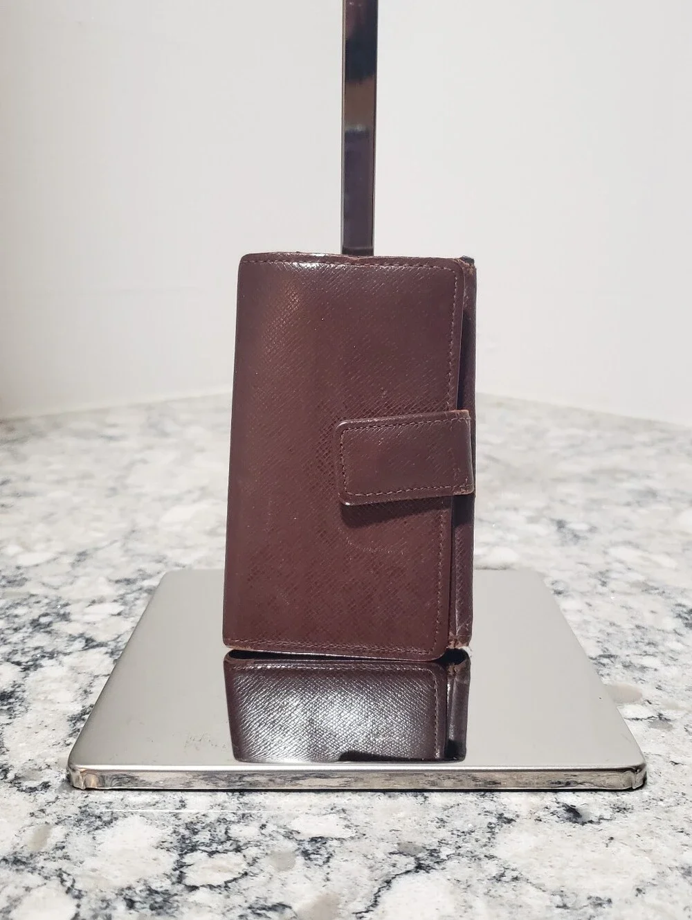 Burberry 5 Ring Key Holder Card Case Leather Wallet
